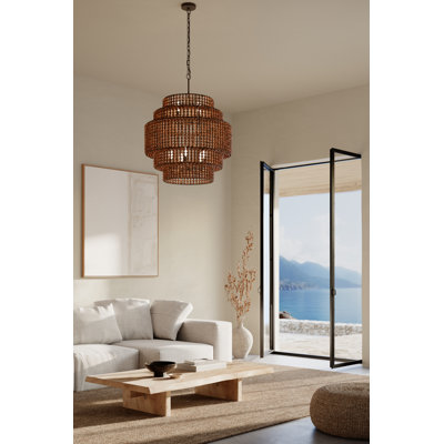Luminaire suspendu 9 lumières 30 "Beaudeau Beaune