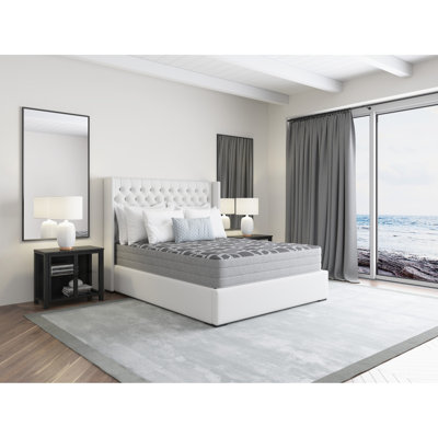 Twin 10" Mattress With Smooth Foam Surface For Firm Refreshing Slumber. Ice Cover Cooler 1" Copper, Silver, And Graphite Better Airflow. Foam, . Made In . Hd Core. Black. Adjustable Soothing Sleep.