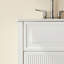 Meuble-lavabo simple autoportant de 18 po avec plateau entièrement assemblé