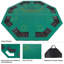 Plateau de table de poker pliable Trademark Poker avec espace pour 8 joueurs, porte-gobelets intégrés et plateaux à jetons