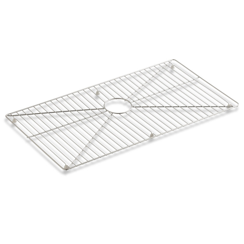 Vault Stainless Steel Sink Rack, 32" x 16-11/16" for 36" Single-Bowl Apron-Front Sink
