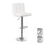 Rennae Swivel Upholstered Adjustable Height Counter Stool with Metal Frame-441169732