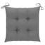 Chaise de patio en teck avec coussins-1046992589
