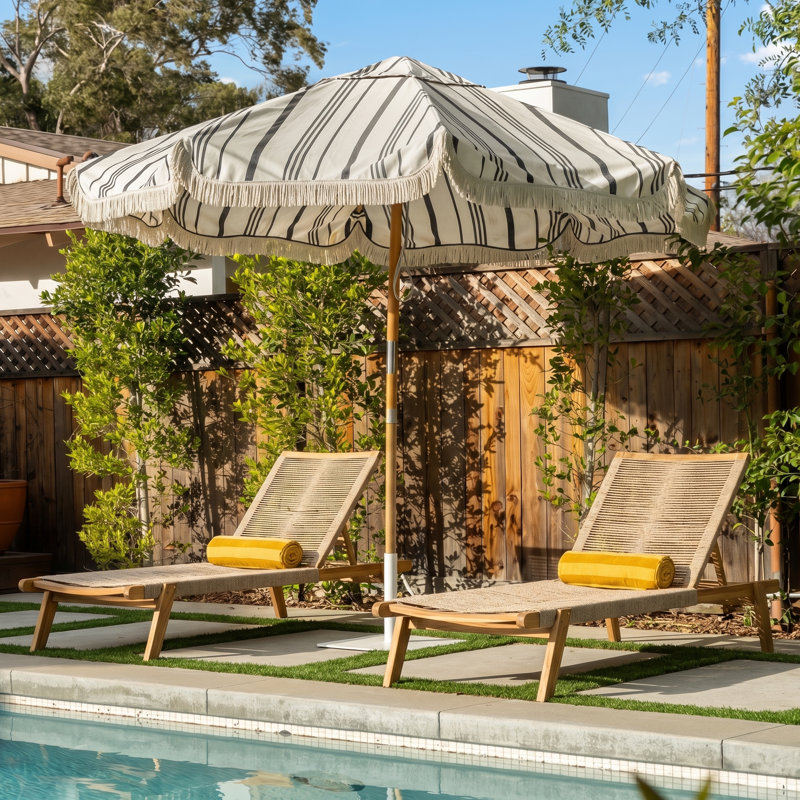 Saulean Outdoor Rope Chaise Lounge Set