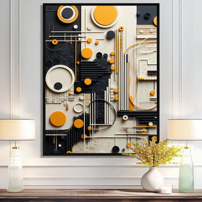 Sweet Simplicity Collage - Geometric Wall Art Living Room