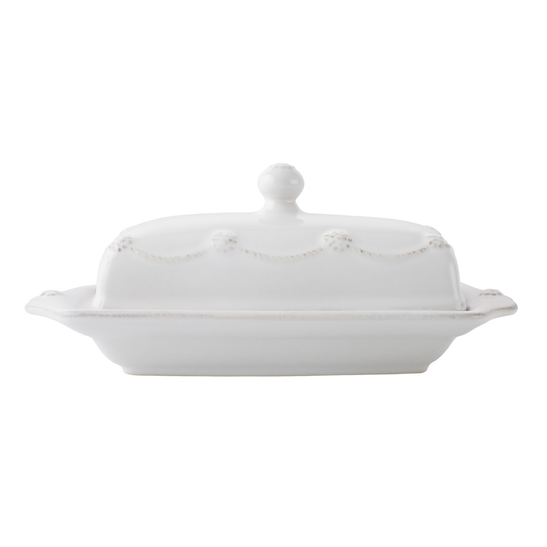 Berry & Thread Butter Dish - Whitewash Juliska