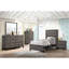 Grey Oak Twin Panel Bed