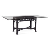 Chippendale Glass Dining Table