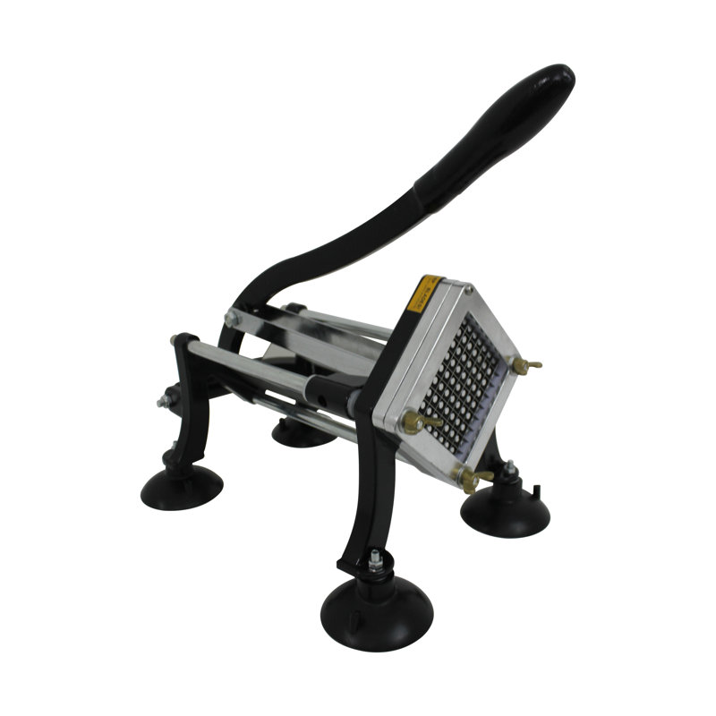 Professional Black Stainless Steel French Fry Cutter and Vegetable Dicer