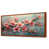 Toile avec cadre flottant brun