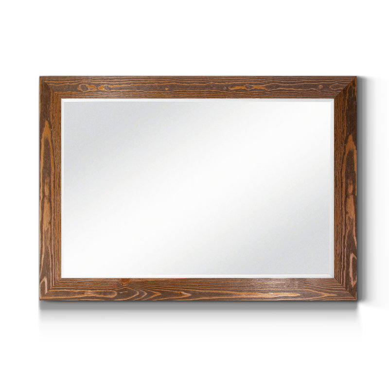 Migel Mirror, Distressed Maple, 42" x 30"