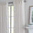 McManus Polyester / Linen Light-Filtering Horizonal Stripped Curtain Panel with Rod Pocket Top and Hidden Back Tabs -634235659-634235658