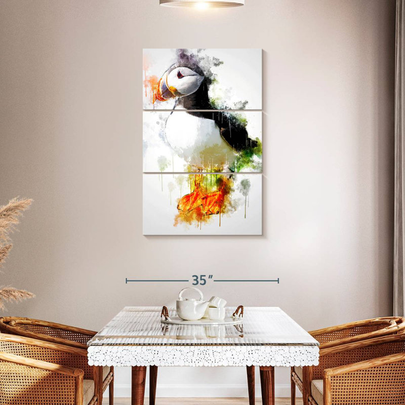 Brampt Puffin Bird, 32" H x 20" W