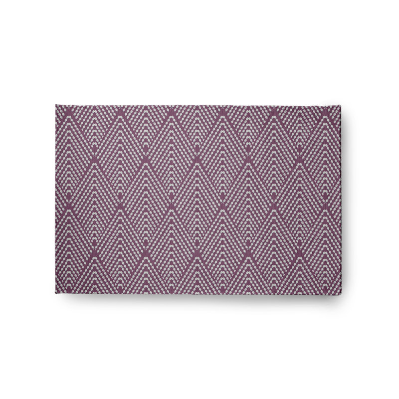 Chenille Geometric Indoor Rug, Rectangle 2' x 3'