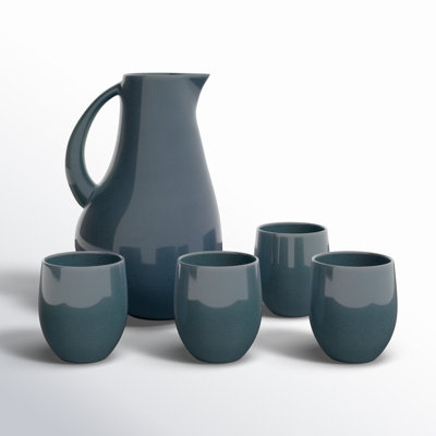 Borgen Goblet 5 Piece Pitcher Set