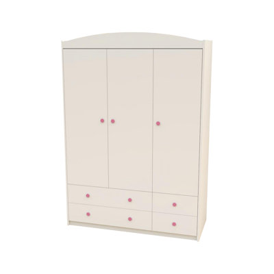 Sz09-a cabinet, white, blue handle