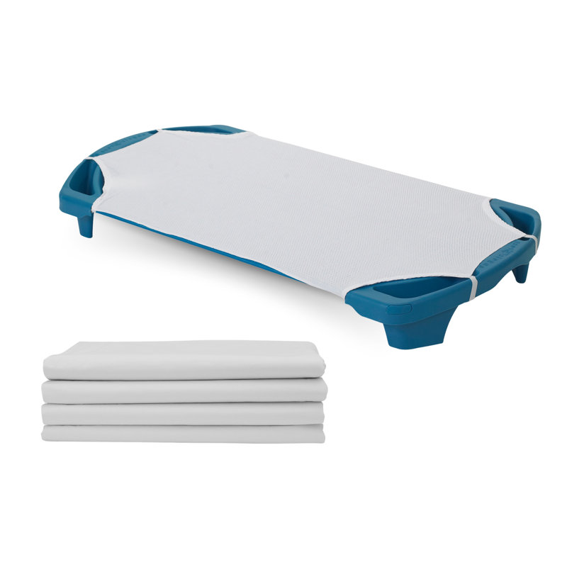 Drap pour lit de bébé avec sangles élastiques Angels Rest, taille pour tout-petit, draps pour lit de jour, draps pour lit de tout-petit