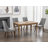 Rayon Cloth Flocking Linen Dining Chairs Channel Kitchen Dinner Chair Comfy Fabric Upholstered Accent Chair For Dining Room With Curved Solid Wood Legs (No Including Dining Table)-783753222