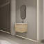 Lavabo de salle de bain mural en céramique, 2 portes à fermeture douce, contreplaqué-1023171043