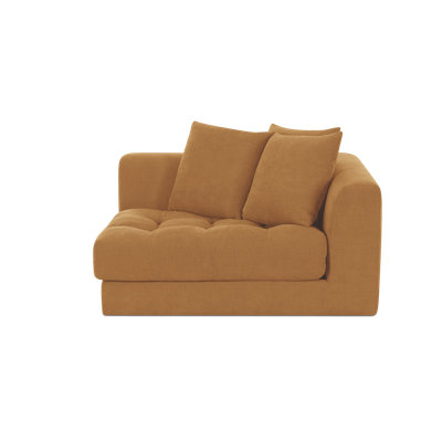 Davie Right Arm Facing Chair Golden Yellow