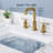 Widespread Bathroom Faucet with Drain Assembly-65322371