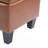 Ottoman Bench With Storage,PU Surface, Rubber Wood Legs, 300 Lbs Capacity（ONLY OTTOMAN)