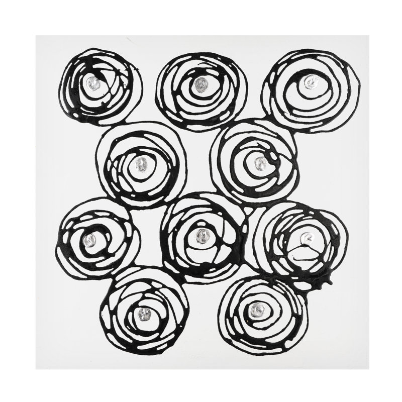 «Torque I» sur toile, H 18 po x l 18 po
