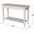 Phillips Unfinished Oval Sofa Table, Solid Para Wood, Rustic Country Style, Durable And Versatile For Home Decor