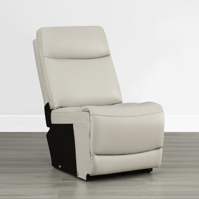 Genuine Leather Armless Chair