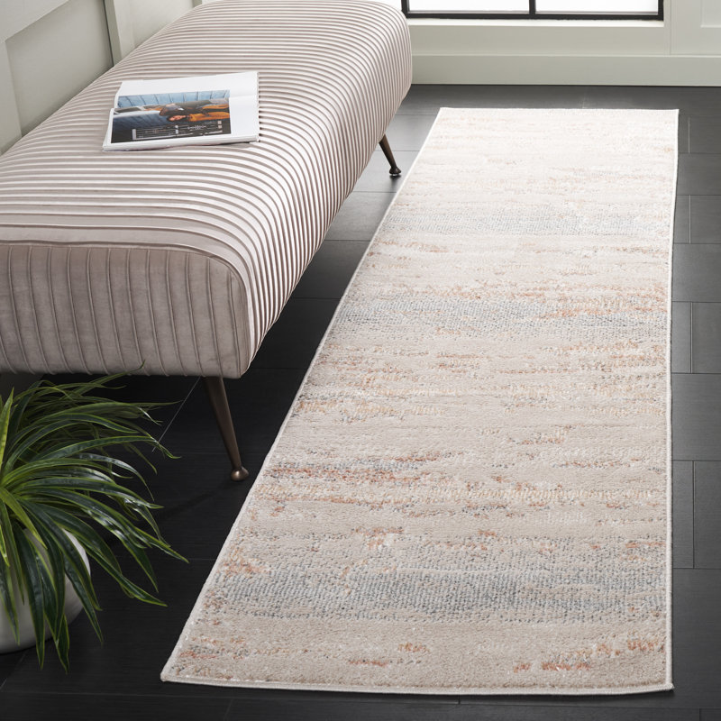 Tapis abstrait Kionni Performance Performance, Tapis de couloir 2 pi 2 po x 8 pi