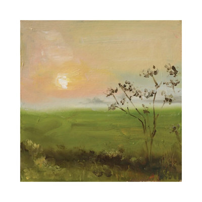 Champ de campagne - reproduction d'art mural - toile tendue