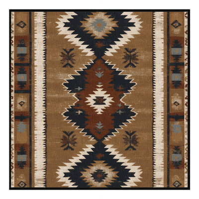  Tapis lavable à thème hors-la-loi du Sud-Ouest