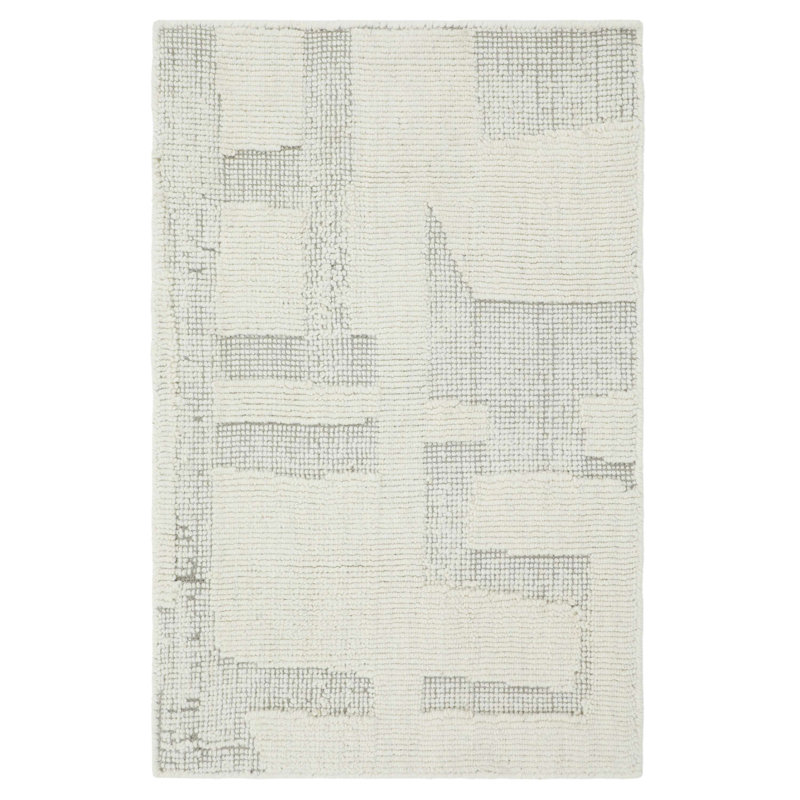 Tapis en laine touffeté à la main Totman Diablo, Tapis de couloir 2 pi 6 po x 8 pi