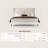 Upholstered Bed Frame With Wingback Headboard-1685033939
