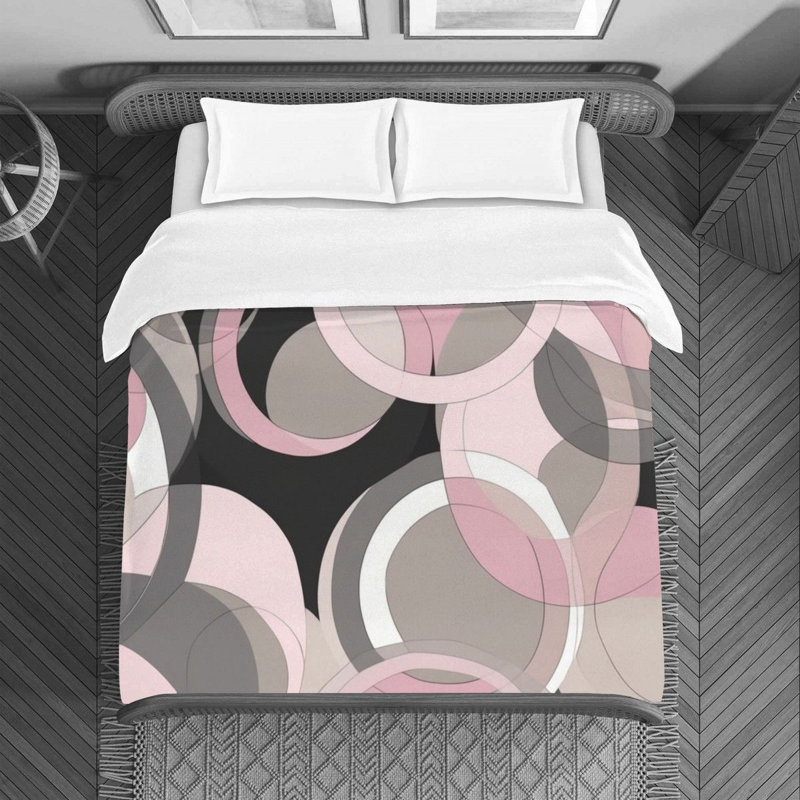 Funky Polyester Abstract Duvet Cover, Twin Duvet Cover