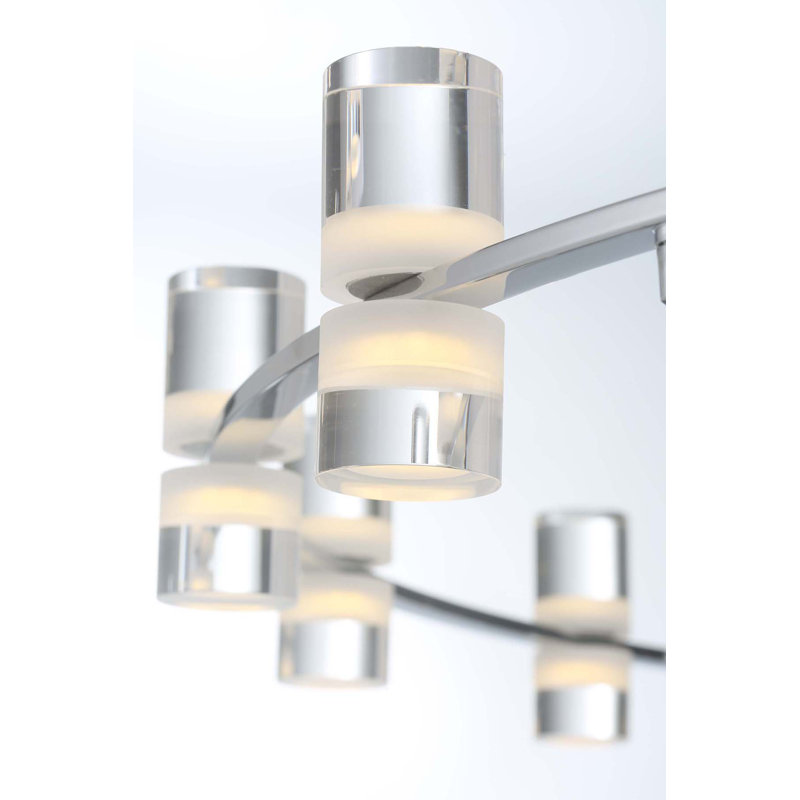 Netto 33 - Light Dimmable LED Tiered Chandelier