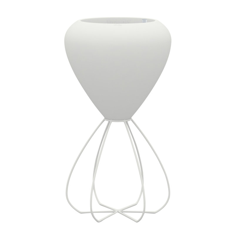 Pal Resin Pot Planter, White