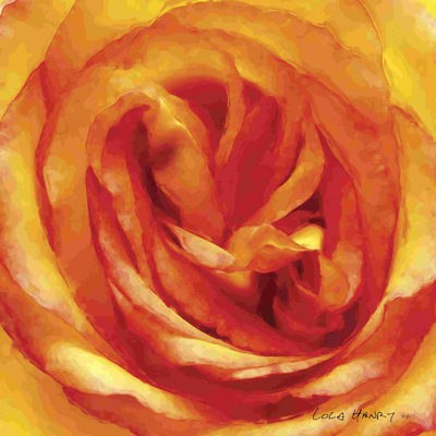 Painterly Flower I