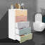 Meuble de rangement en plastique avec 5 tiroirs
