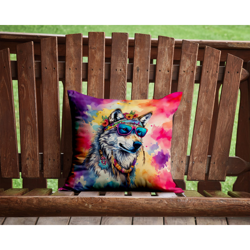 Coussin Hippie, H 14 po x l 14 po