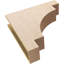 Bois de cèdre méditerranéen, grain de bois TimberThane Corbel, brun clair apprêté-88291007