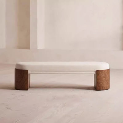 Vintage Style Bedroom Bedside Stool Entryway Living Room Shoe Stool