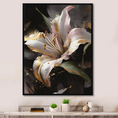 Blanc gracieux lys III - impression