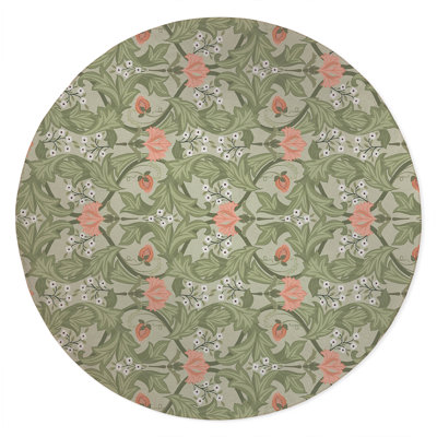 Ogee Leaf Outdoor Rug