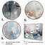 Gris et bleu vagues vives fuild II - Peinture abstraite, art mural-1715740215-1715740194
