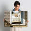 «Beach House Dog» par Zhen-Huan Lu - reproduction d'art sur toile tendue-22683308