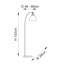 Anais 152cm Arched Floor Lamp