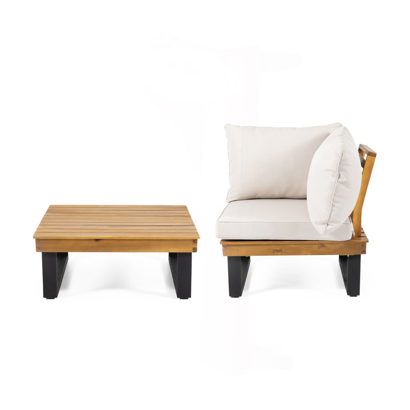 Corner Chair+Coffee Table