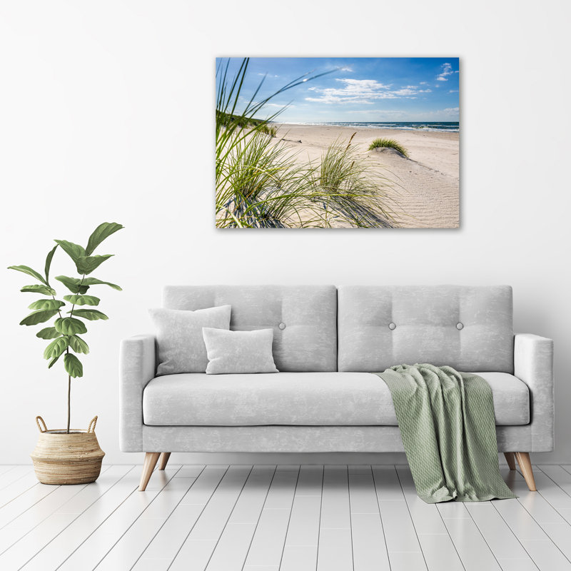 Mrzeżyno Beach - Wrapped Canvas Print