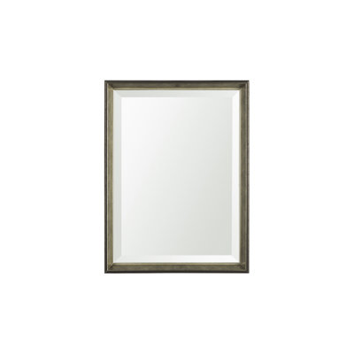 Miroir en bois manufacturé étain